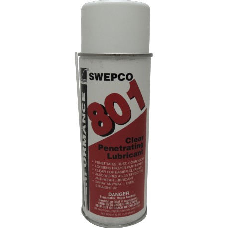 Swepco 801 clear penetrating lubricant